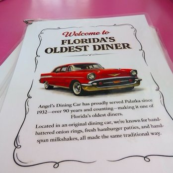 Angel's Dining Car - Oldest diner - Southern Near Me - Palatka, Florida Angel's Dining Car - Oldest diner - Southern Near Me - Palatka, Florida