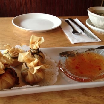 Thai Chili - Bags of Gold & Chicken Clear broth Soup!! So good! - Thai Near Me - Salem, New Hampshire Thai Chili - Bags of Gold & Chicken Clear broth Soup!! So good! - Thai Near Me - Salem, New Hampshire