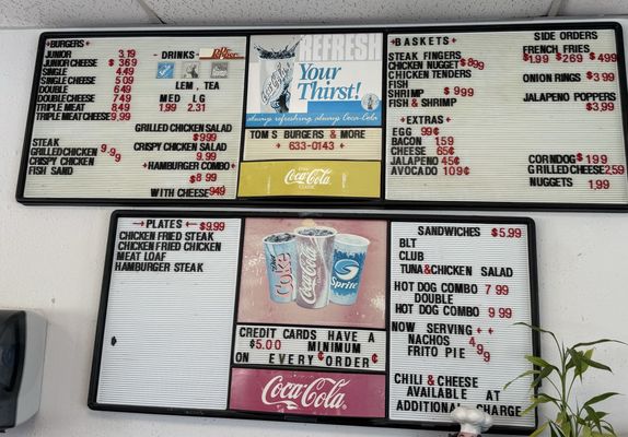 Menu photo 1 Tom's Burgers San Antonio, TX Menu photo 1 Tom's Burgers San Antonio, TX