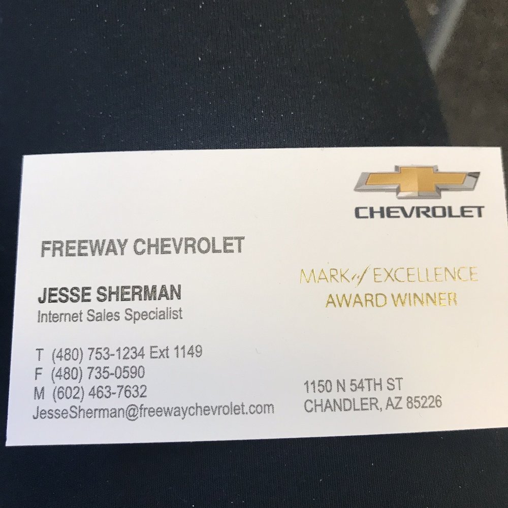 Freeway Chevrolet - The salesperson you need to see. - Car Dealers Near Me - Chandler, Arizona Freeway Chevrolet - The salesperson you need to see. - Car Dealers Near Me - Chandler, Arizona