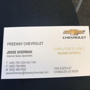 Freeway Chevrolet - The salesperson you need to see. - Car Dealers Near Me - Chandler, Arizona