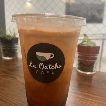 La Matcha Cafe - free Thai Iced Tea with Yelp Check-in!! - Coffee & Tea Near Me - Burlingame, California