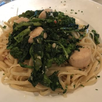 Portofino - Scallops ala Broccoli Rabe over linguine - Italian Near Me - Oak Ridge, New Jersey
