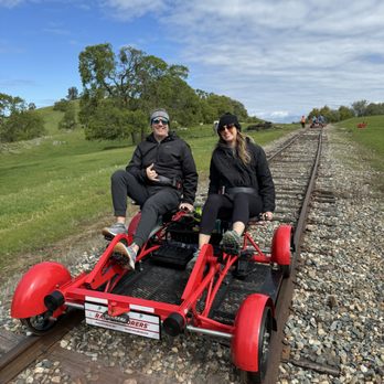 Rail Explorers - Amador Division - Our car in action! 3.31.24 - Tours Near Me - Ione, California Rail Explorers - Amador Division - Our car in action! 3.31.24 - Tours Near Me - Ione, California