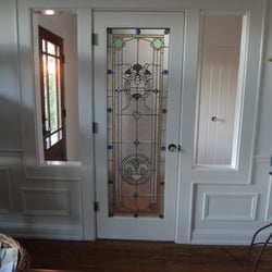 Infinity Wood Design - Doorway After trim and Custom Door install