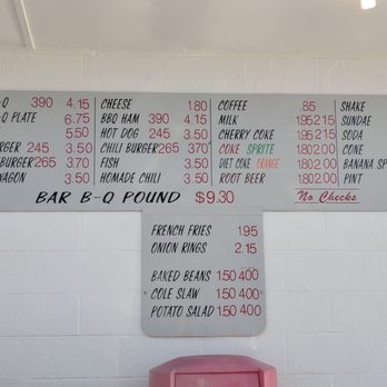 Harned's Drive In - Since I couldn't find the menu anywhere here it is! - Barbeque Near Me - Paducah, Kentucky Harned's Drive In - Since I couldn't find the menu anywhere here it is! - Barbeque Near Me - Paducah, Kentucky