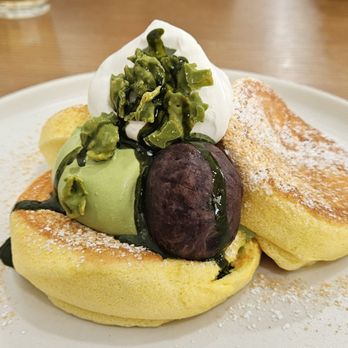 J S Foodies - Matcha Kiseki pancakes - Japanese Near Me - Princeton, New Jersey J S Foodies - Matcha Kiseki pancakes - Japanese Near Me - Princeton, New Jersey