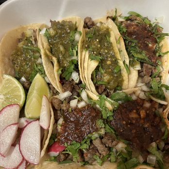 Tino's Tacos & More - 6 carne asada tacos half spicy half mild - Food Trucks Near Me - Livermore, California Tino's Tacos & More - 6 carne asada tacos half spicy half mild - Food Trucks Near Me - Livermore, California