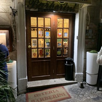 Osteria Barberini - Front door - Seafood Near Me - Rome, RM Osteria Barberini - Front door - Seafood Near Me - Rome, RM