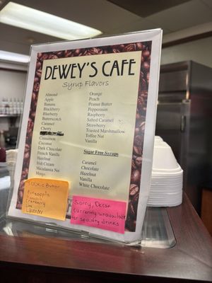 Menu photo 1 Dewey's Cafe Fort Smith, AR