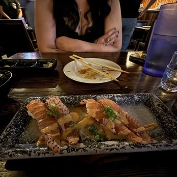 Umiya Sushi - Pepper Seared Salmon Nigiri - Japanese Near Me - Las Vegas, Nevada Umiya Sushi - Pepper Seared Salmon Nigiri - Japanese Near Me - Las Vegas, Nevada