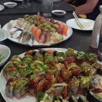 Sushi Bay 17 - No boat :( but a good platter of fish! - Sushi Bars Near Me - Denver, Colorado Sushi Bay 17 - No boat :( but a good platter of fish! - Sushi Bars Near Me - Denver, Colorado