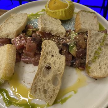 Vesuvius Italian and wine bar - Tuna tartare (with avocado and grapefruit) - Wine Bars Near Me - Frederick, Maryland Vesuvius Italian and wine bar - Tuna tartare (with avocado and grapefruit) - Wine Bars Near Me - Frederick, Maryland