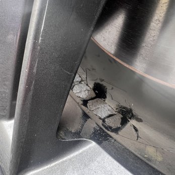 Firestone Complete Auto Care - You can see where the half ass mechanic scratched the shit out of my rim - Tires Near Me - Hagerstown, Maryland Firestone Complete Auto Care - You can see where the half ass mechanic scratched the shit out of my rim - Tires Near Me - Hagerstown, Maryland
