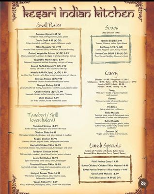Menu photo 8 Kesari Indian Kitchen Ogden, UT