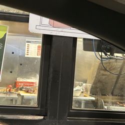 Angie's prime and grill - Dirty - food laying out everywhere. Grill was a mess - food stuck everywhere.