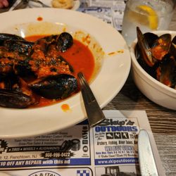 Marinelli's Pizza Italian Restaurant & Catering - Mussels were perfectly cooked with a sauce to die for. Outstanding
