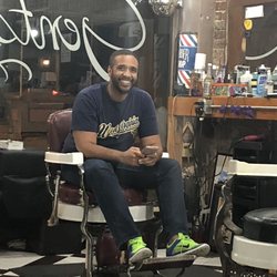 Ladies & Gents Salon and Barbershop - My best friend getting ready for a fade