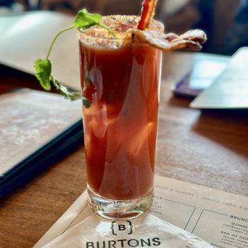 Burtons Grill & Bar - Bloody Maria is a great way to celebrate a nice winter hike at Boxford State Forest.  The eggs Benedict was great too. - American Near Me - North Andover, Massachusetts