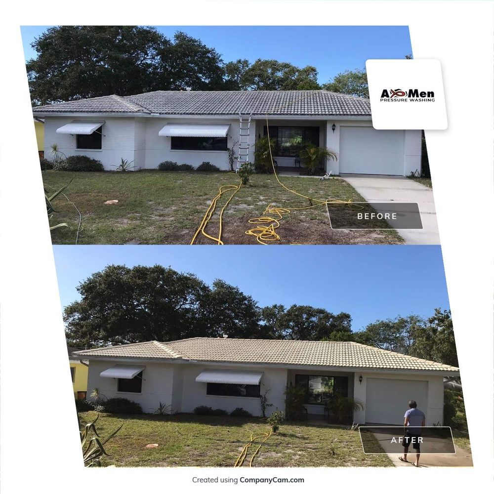 Slide of A-Men Pressure Washing