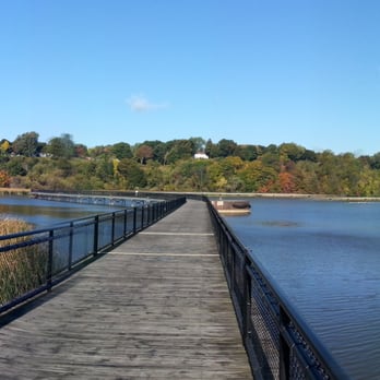Genesee Riverway - Wide angle looking North near the South entrance to footbridge at Turning Point Park. - Landmarks & Historical Buildings Near Me - Rochester, New York Genesee Riverway - Wide angle looking North near the South entrance to footbridge at Turning Point Park. - Landmarks & Historical Buildings Near Me - Rochester, New York