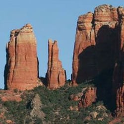 Stone Age Sedona - STONE AGE Sedona, AZ with Cathedral Rock in background