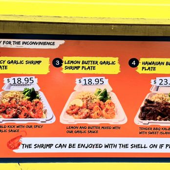 Waikiki Garlic Shack - Menu - Seafood Near Me - Honolulu, Hawaii