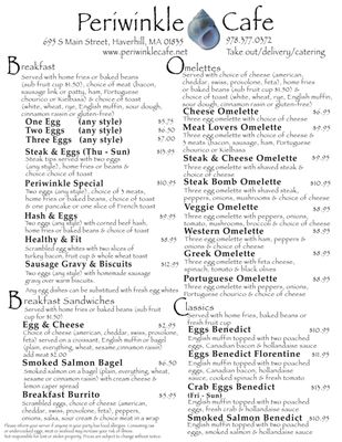 Periwinkle Cafe by null