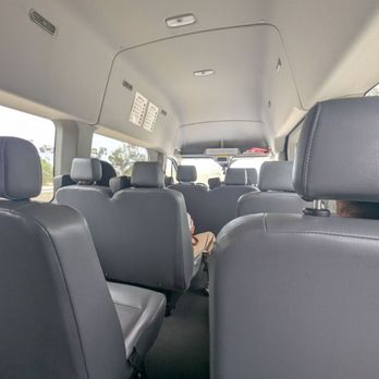 Central Coast Shuttle - Inside transport vehicle which vehicle type may change depending on number of travelers - Airport Shuttles Near Me - Santa Maria, California
