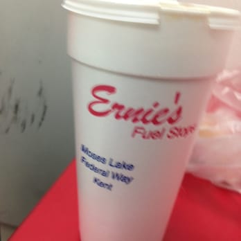 Ernie's Kent Truck Stop - Cup of my coffe - Gas Stations Near Me - Kent, Washington