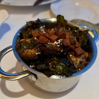 Sage Room Steak House - Brussel sprouts with bacon bits. - Steakhouses Near Me - Stateline, Nevada