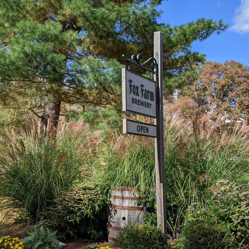 Fox Farm Brewery - The Welcome sign on the street - Breweries Near Me - Salem, Connecticut