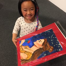 Young Art - Amazing Beauty and the Beast picture done during Spring Camp!
