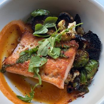 Culinary Dropout - Roasted Salmon* - New American Near Me - Austin, Texas