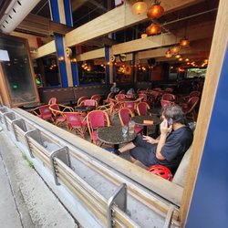 L'Barouf - View of indoor area from sidewalk.