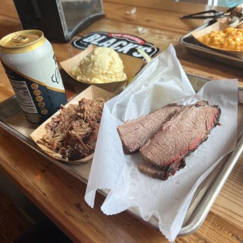 Black's Barbecue Austin - Pulled pork, brisket, and potato salad - Barbeque Near Me - Austin, Texas