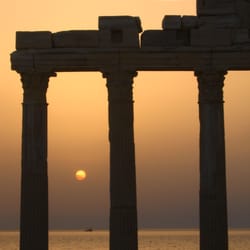 Apollon Tempel - Sonnenuntergang am Apollo-Tempel