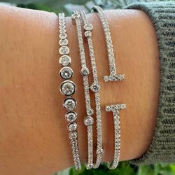 Diamond bangles