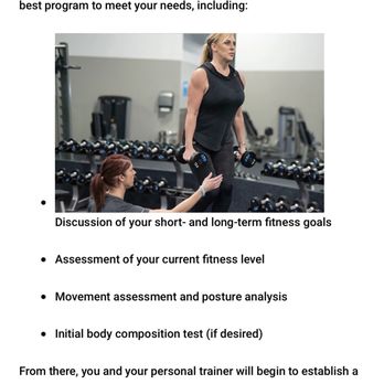EōS Fitness - Complimentary Welcome workout advertisement via the sales representatives and the on the company app - Gyms Near Me - Riverview, Florida