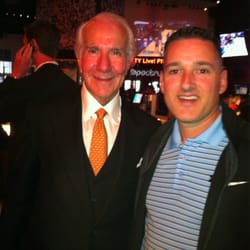Xfinity Live! Philadelphia - Me with Ed Snider. Didn't take the front. Go ahead and change. Construction underway.