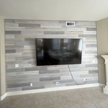 Serrato’s Home Upgrades - Shiplap wall - Painters Near Me Serrato’s Home Upgrades - Shiplap wall - Painters Near Me