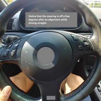 Lavale Automotive Service - The steering wheel is not centered after an alignment at Lavale Automotive Service. - Auto Repair Near Me - La Vale, Maryland