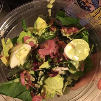 Panera Bread - Lol dude wtf. The bowl is more than half empty. This sucks really bad - Salad Near Me - Naperville, Illinois