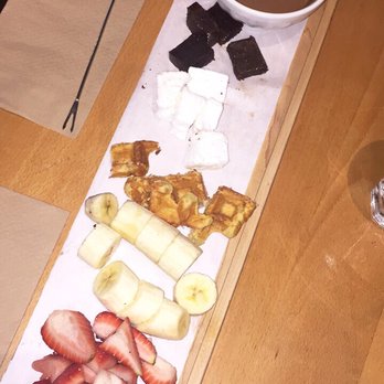 Juliette & Chocolat - a plate of fruit and waffles - Creperies Near Me - Laval, Quebec Juliette & Chocolat - a plate of fruit and waffles - Creperies Near Me - Laval, Quebec