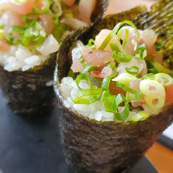 Hana Sushi - ...Negi Hamachi temaki... - Japanese Near Me - Honolulu, Hawaii Hana Sushi - ...Negi Hamachi temaki... - Japanese Near Me - Honolulu, Hawaii
