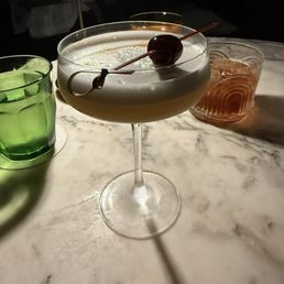 Whiskey sour and old fashioned