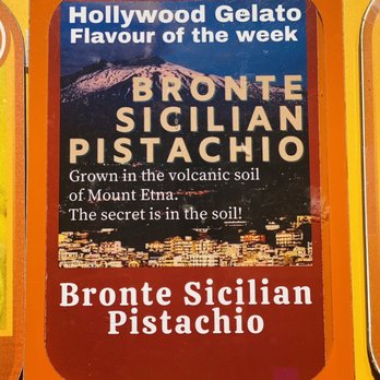 Hollywood Gelato - Flavour of the week - Ice Cream & Frozen Yogurt Near Me - Toronto, Ontario