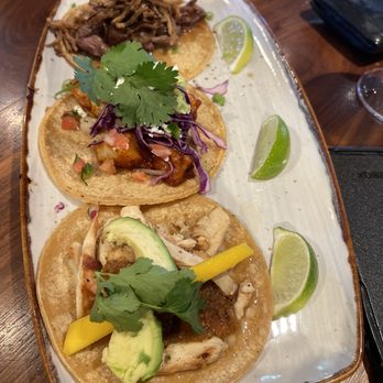 GRANVILLE - Taco Trio and Thai Ginger Salad. - New American Near Me - Pasadena, California GRANVILLE - Taco Trio and Thai Ginger Salad. - New American Near Me - Pasadena, California