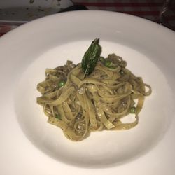 La Luce - Tagliarini, with black truffle paste sauce.