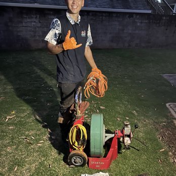 All Aloha Plumbing Oahu - Austin working hard at night too!  Mahalo! - Plumbing Near Me - Waipahu, Hawaii